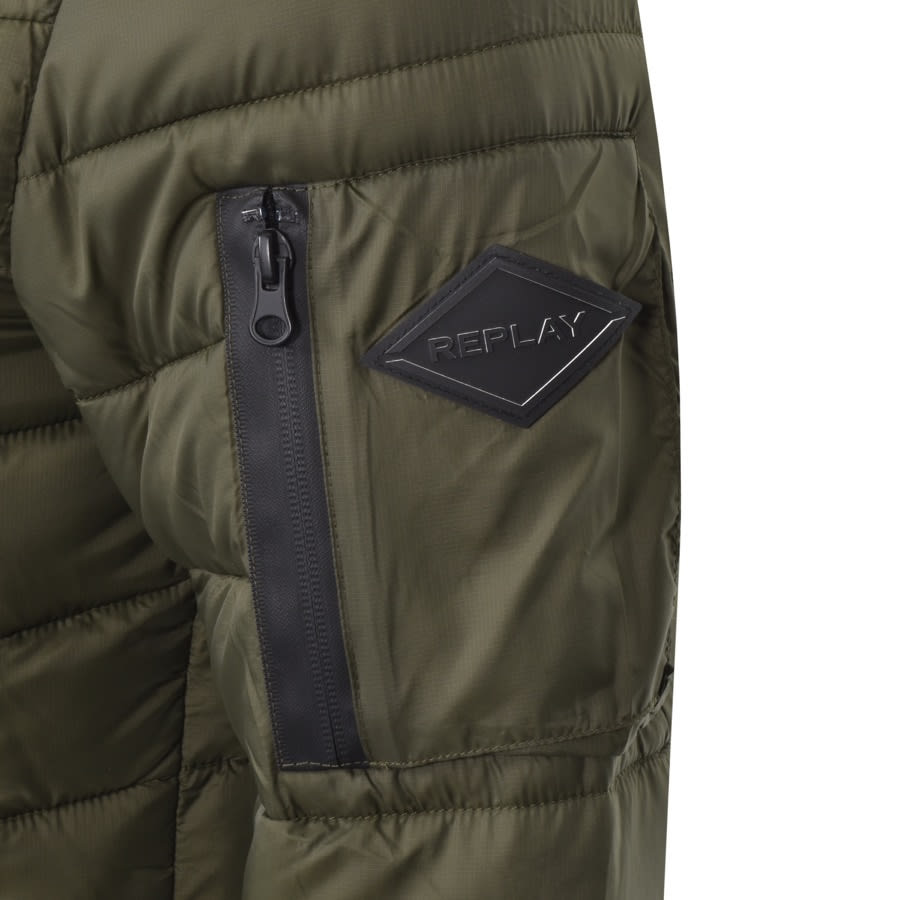 Alternative Image for ProductReplay Padded Jacket Khaki3